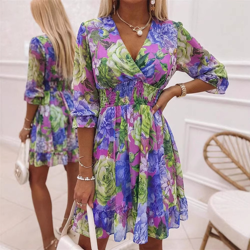 MARINDA | ELEGANT FLORAL DRESS
