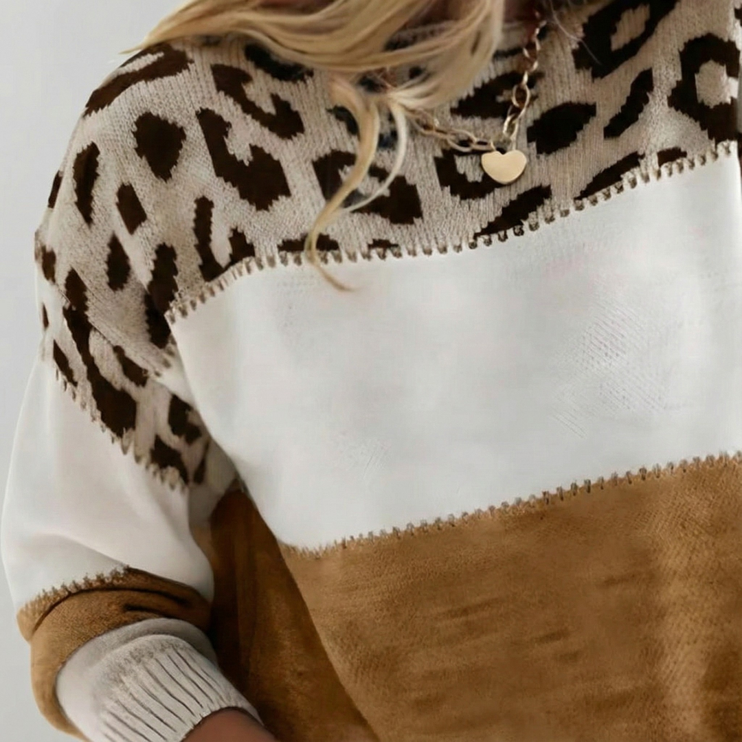 BEATRICE | LEOPARD PRINT JUMPER