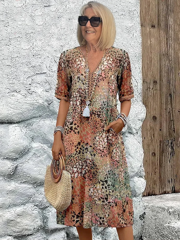 FELICIA | VIBRANT MIDI DRESS