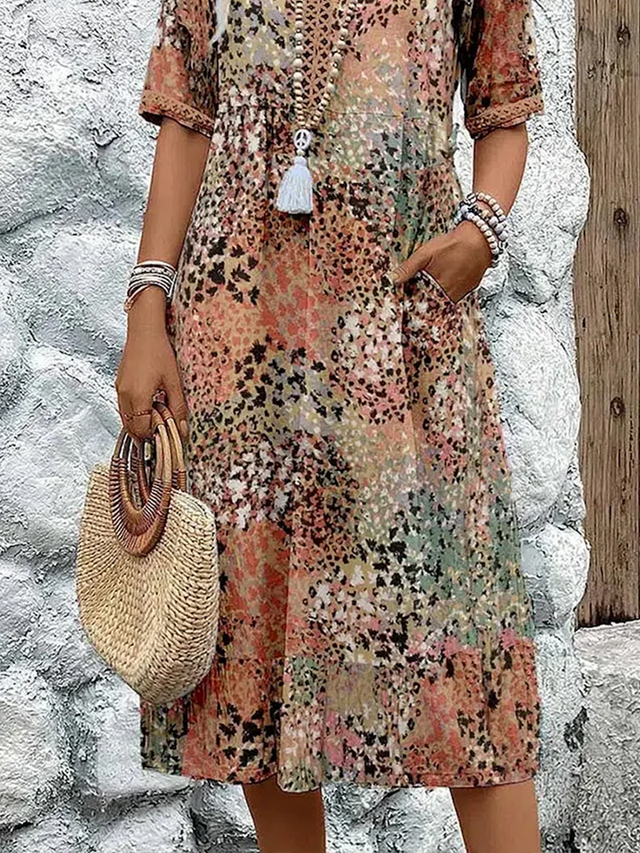FELICIA | VIBRANT MIDI DRESS