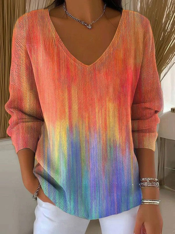 AUTUMN | COSY SWEATER WITH PRINT
