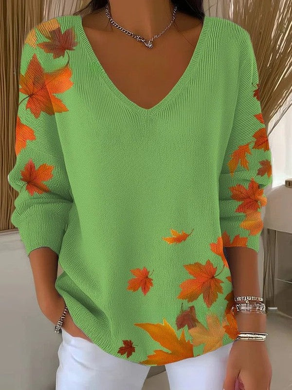 AUTUMN | COSY SWEATER WITH PRINT