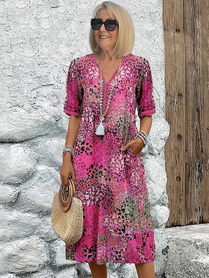 FELICIA | VIBRANT MIDI DRESS