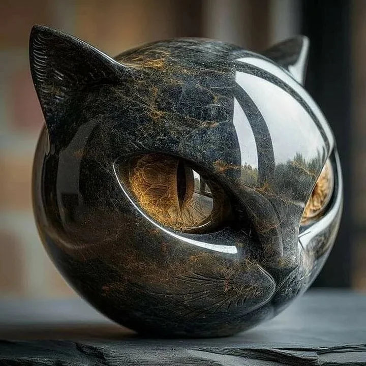 GATO | MYSTICAL CAT HEAD SCULPTURE