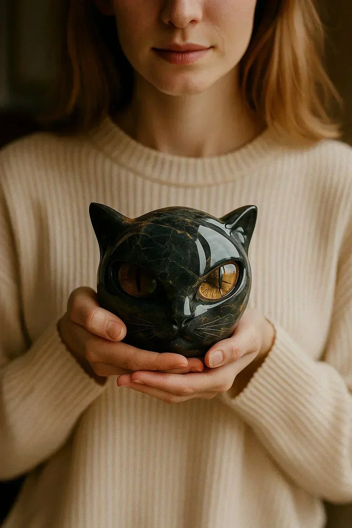 GATO | MYSTICAL CAT HEAD SCULPTURE