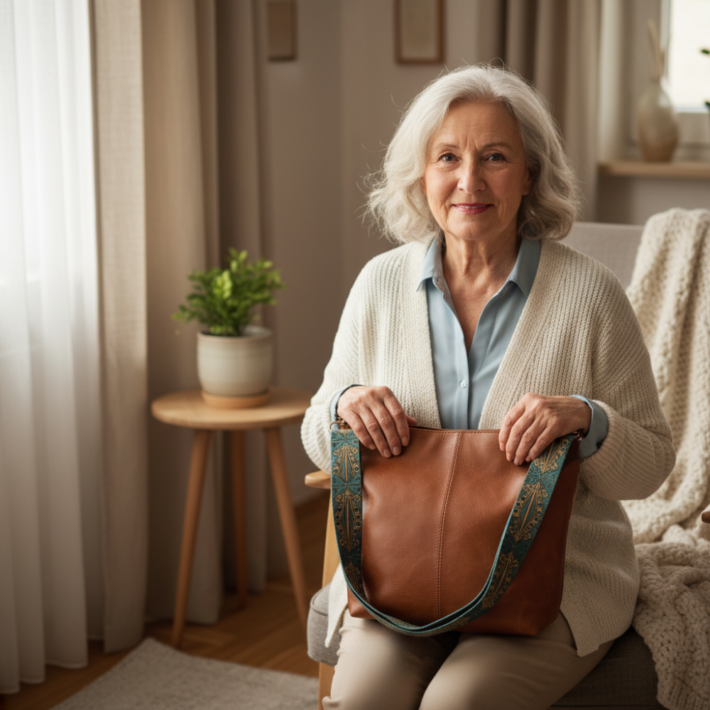 Tamar Vintage Leather-Style Bag
