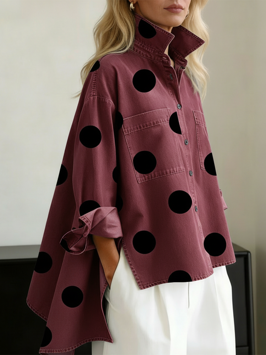 AMERY | POLKA DOT OVERSHIRT